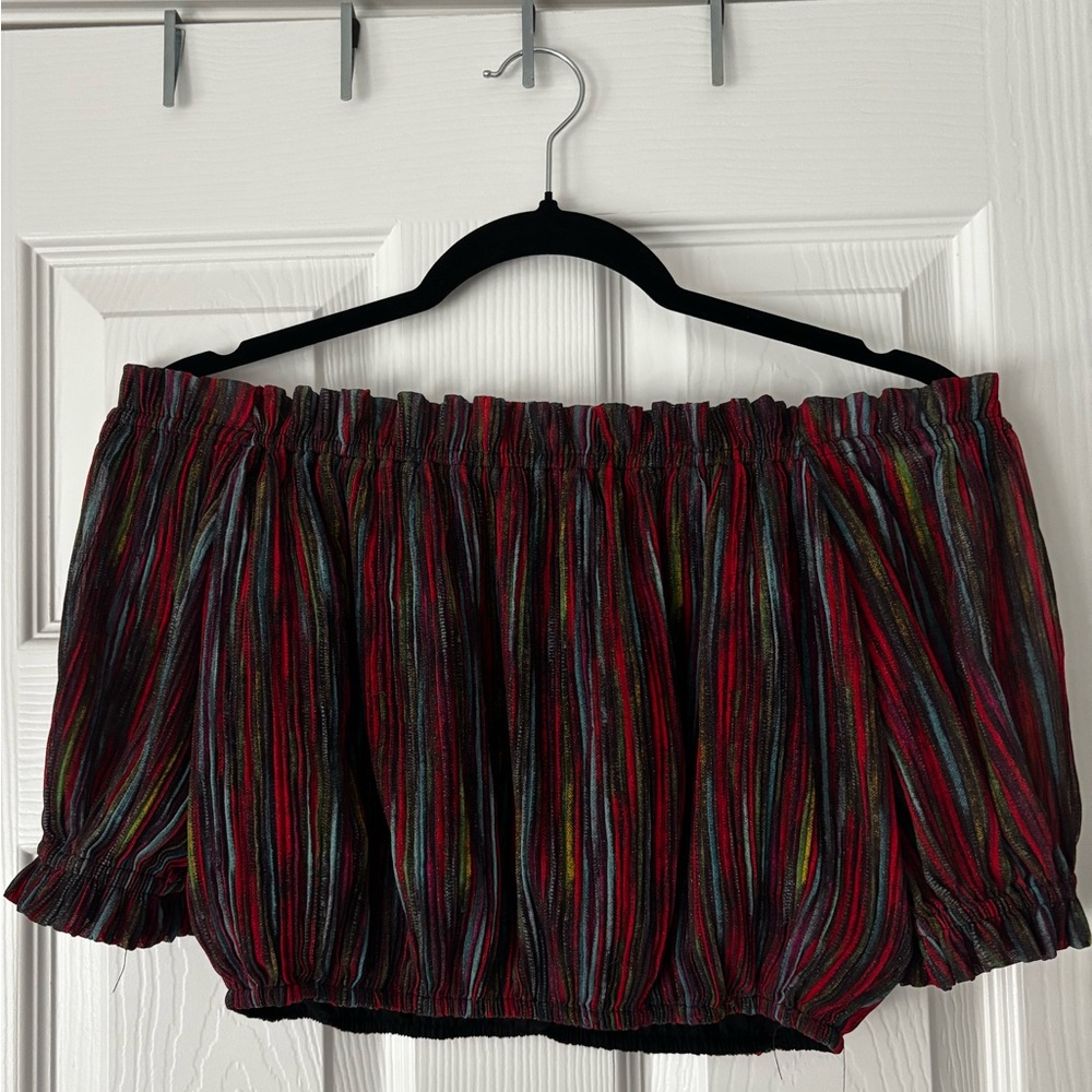 House of Harlow 1960 Multicolor Ruffled Top